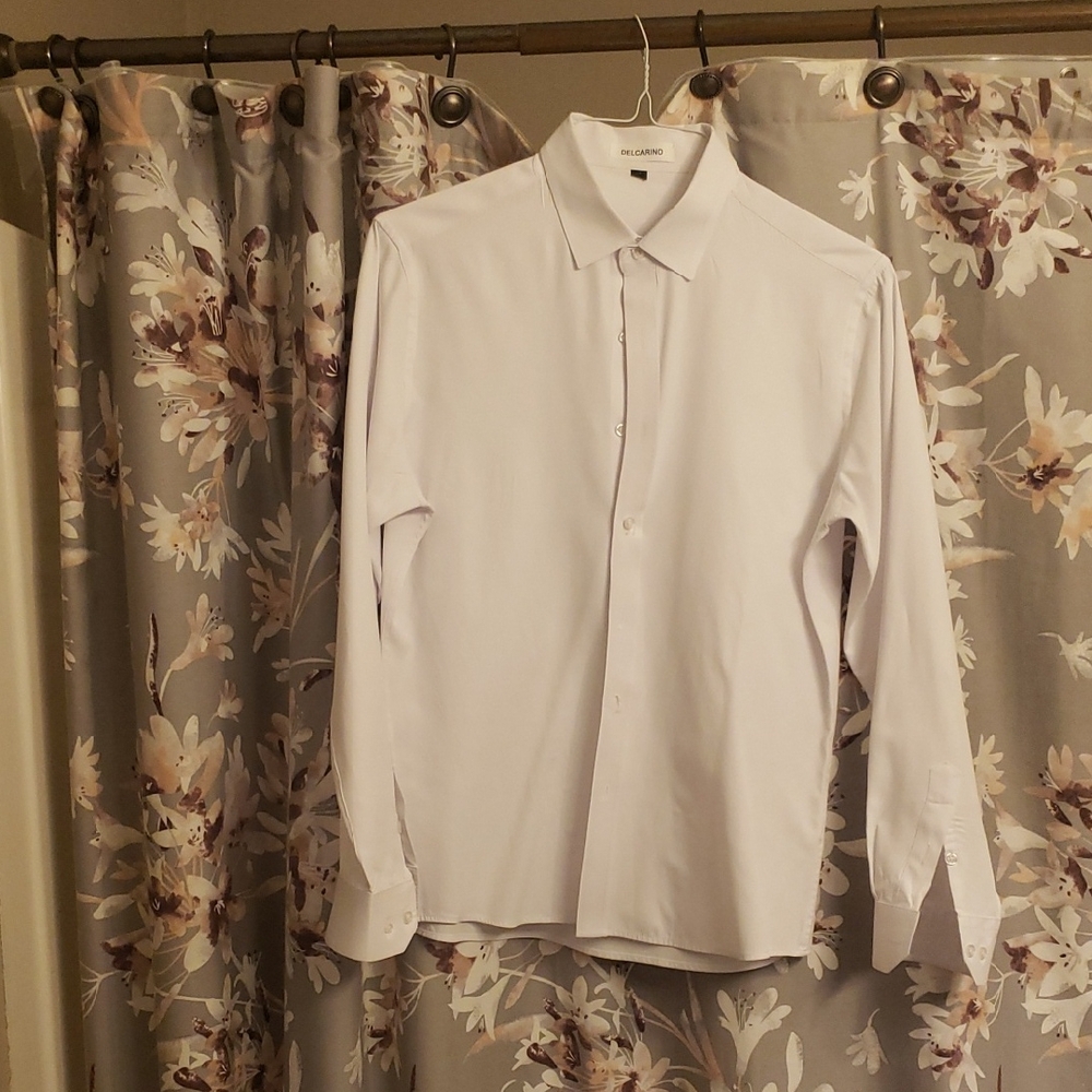 Amazon Classic White Dress Shirt for Men